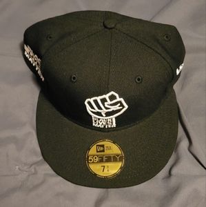 Rare Exclusive Black Lives Matter Pink UV New Era 59Fifty - Size 7 3/4